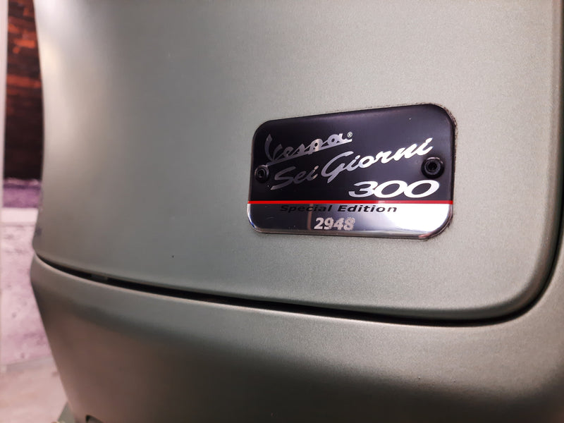 Vespa GTV 300 2018 Sei Giorni Model Green