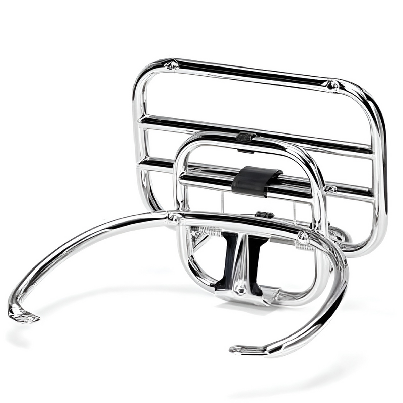 Scooters Chrome Rack Piaggio Vespa GTS/GTV Chrome Rear Folding Rack