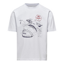 Vespa Tee 80th Technical Drawing