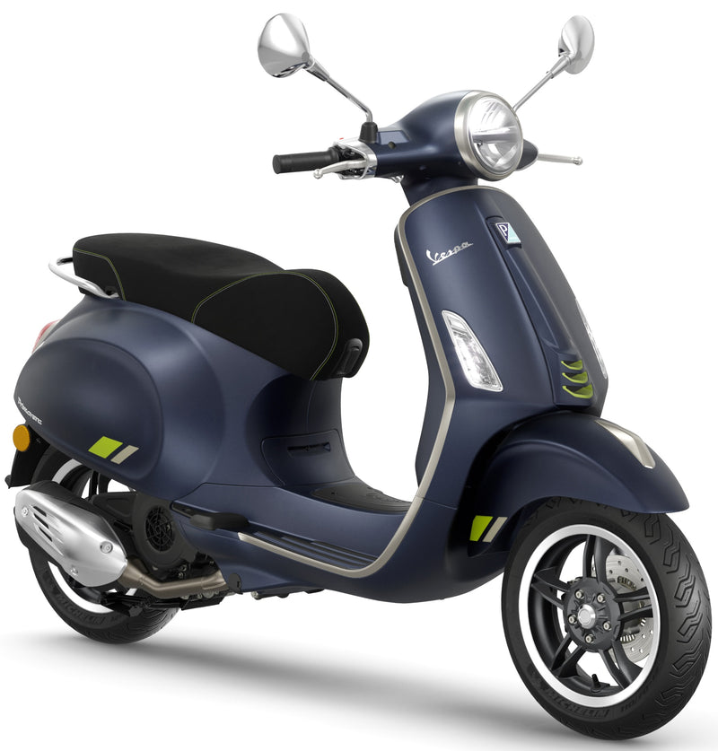 Vespa Primavera 125 Tech E5+ Blu Energico Matt Save £500 Upon Registration