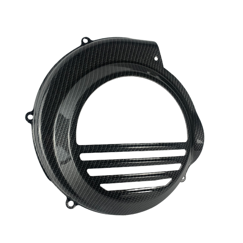 CARBON LOOK Vespa Flywheel Cover (Non Electric Start) PX80, PX125, PX150, PX200