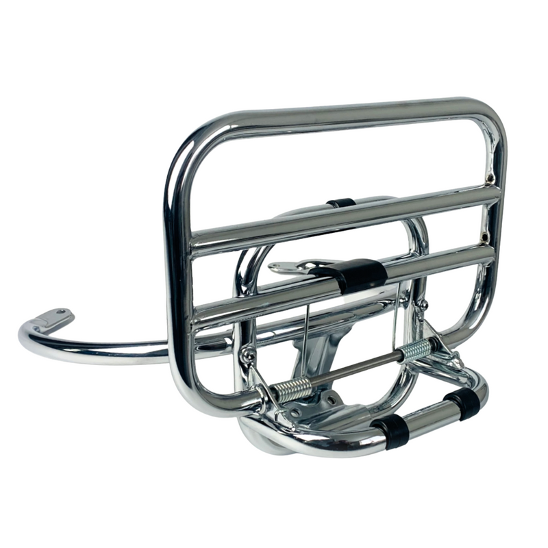Scooters Chrome Rack Piaggio Vespa GTS/GTV Chrome Rear Folding Rack