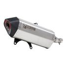 Scorpion Vespa GTS 125 iGET (2020-2022) EURO 5 Brushed Stainless Exhaust